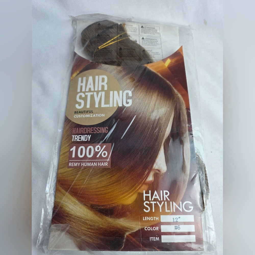 Remy Human Hair Extensions - Brown